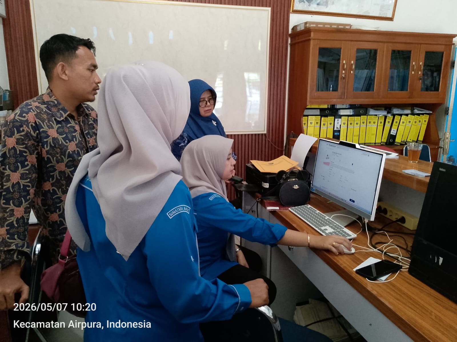 Pembinaan Pustaka Digital Nagari di Nagari Ilalang Panjang Kecamatan Airpura