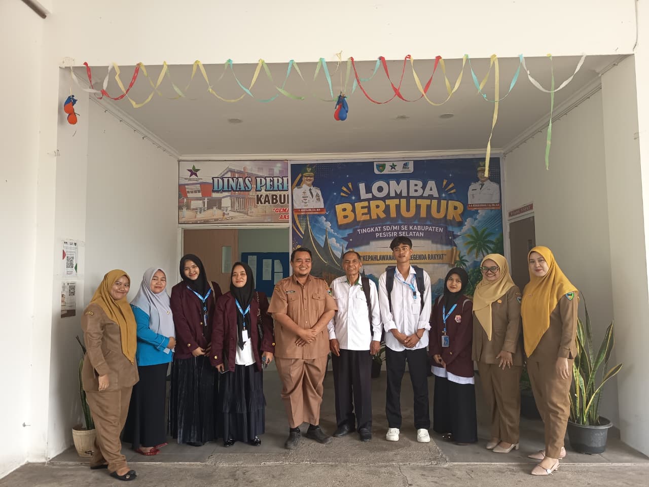 Dinas Perpustakaan dan Kearsipan Kabupaten Pesisir Selatan Terima Mahasiswa PKL D3 Perpustakaan UIN 