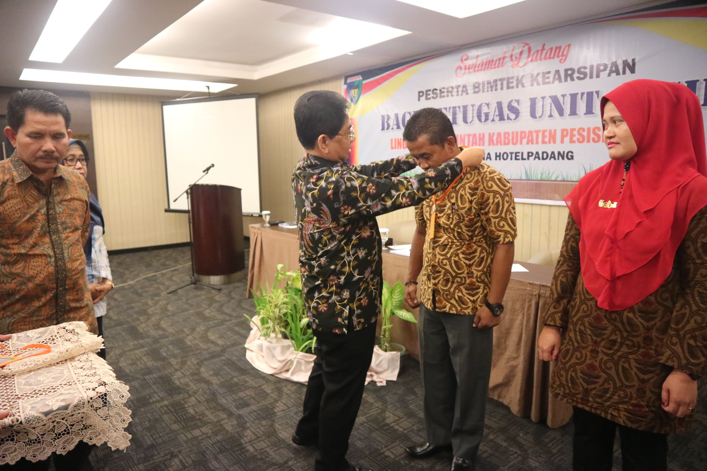 Bimbingan Teknis Kearsipan di The Axana Hotel Padang, 23-27 April 2018