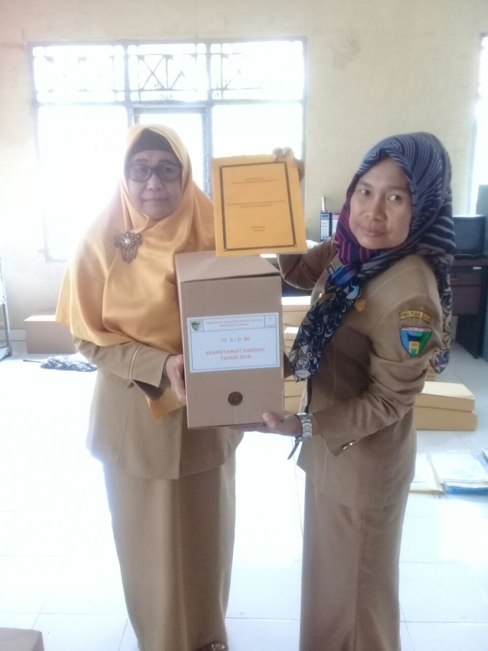 Penyerahan Arsip Statis Sekretariat Daerah