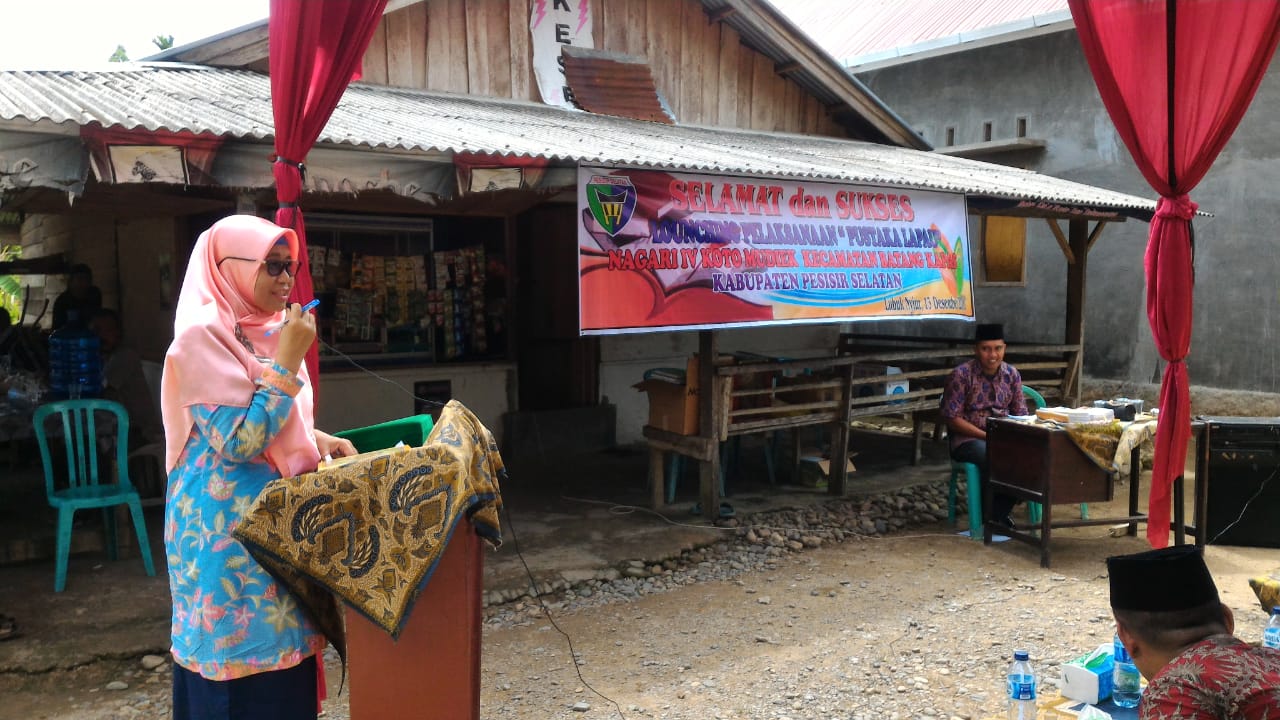 Launching Pustaka Lapau Eva