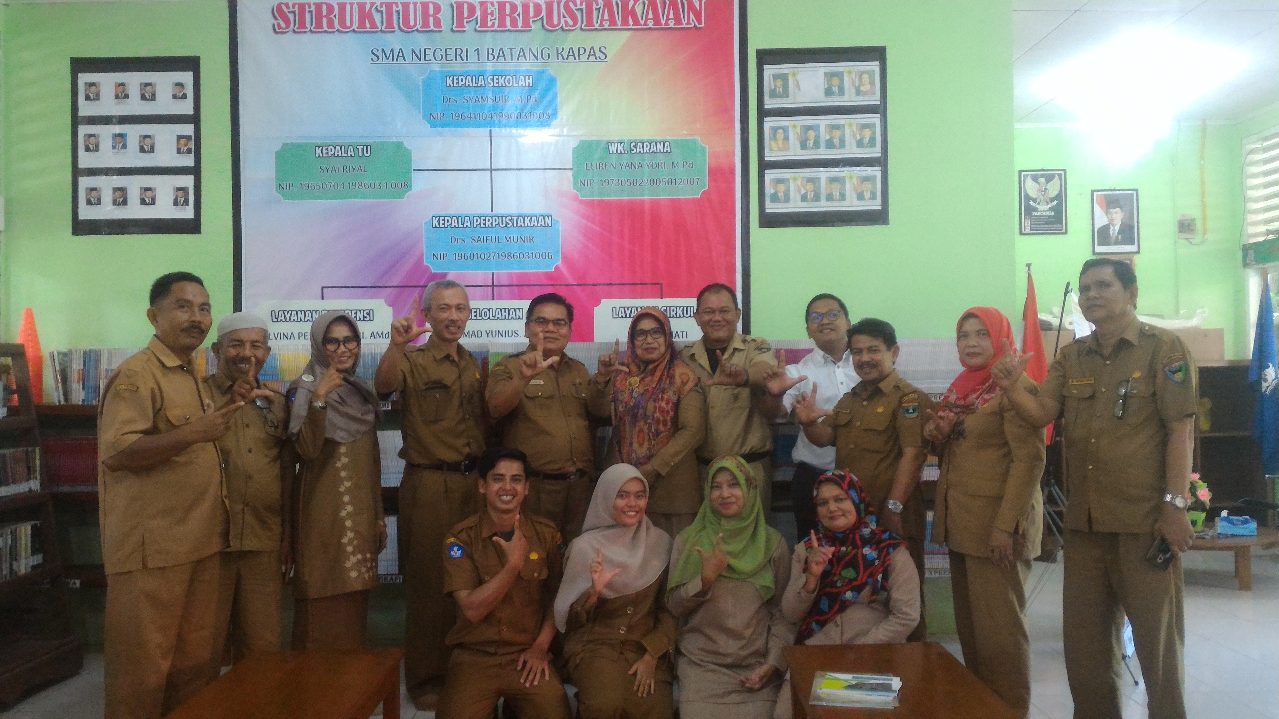  Perpustakaan SMA 1 N Batang Kapas Mengikuti Lomba Perpustakaan Sekolah SLTA Tingkat Propinsi Sumbar