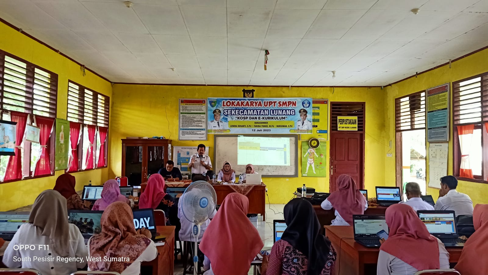 PEMBINAAN PERPUSTAKAAN  DAN TATA KELOLA KEARSIPAN se-SMP KECAMATAN LUNANG