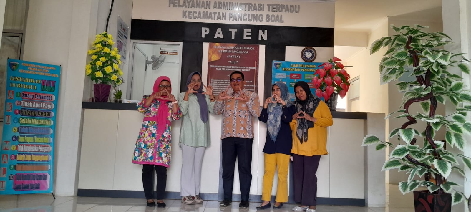 MONITORING, EVALUASI DAN PEMBINAAN KEARSIPAN KE KECAMATAN PANCUNG SOAL