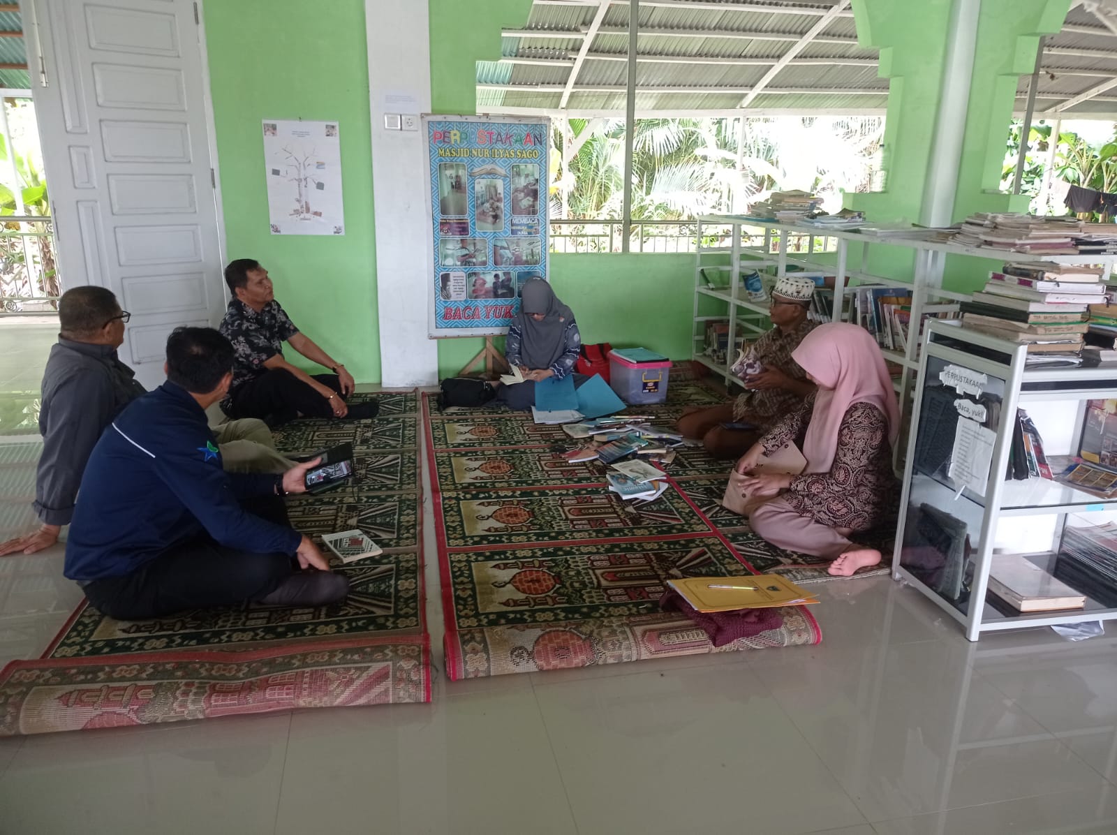 MONITORING DAN EVALUASI KE MASJID ILYAS SAGO