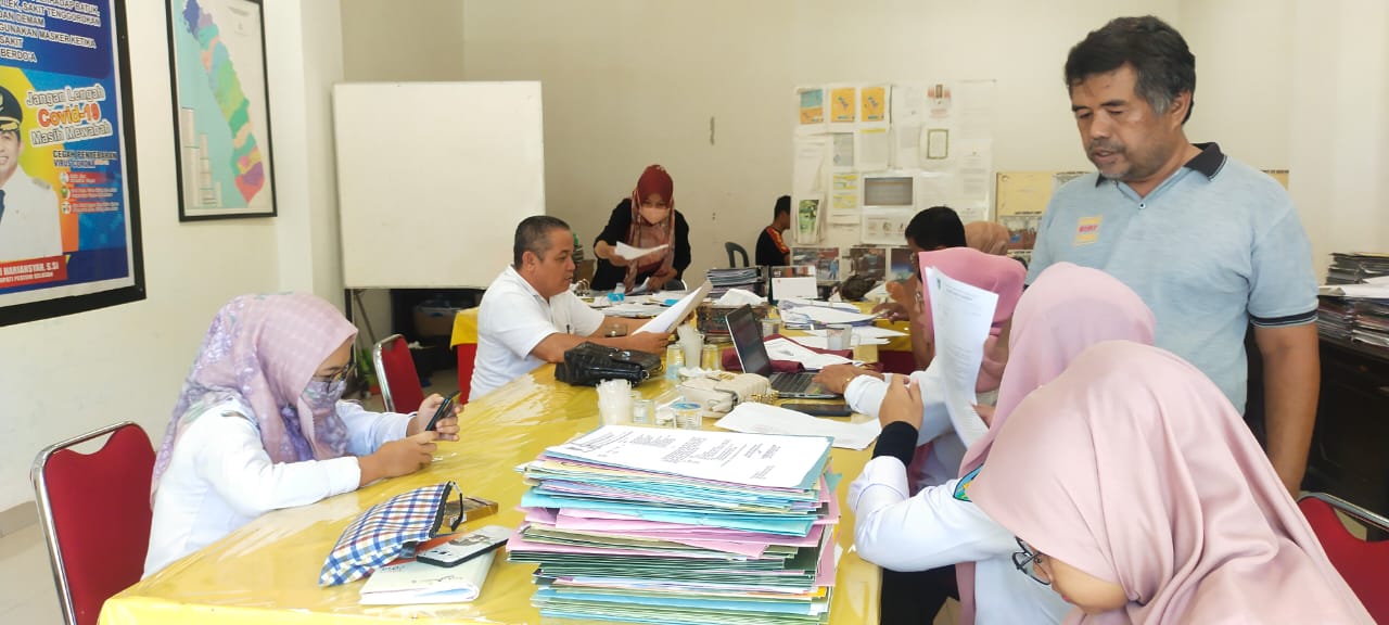 Pendampingan Penataan Arsip Covid-19 di Gedung Painan Convention Center