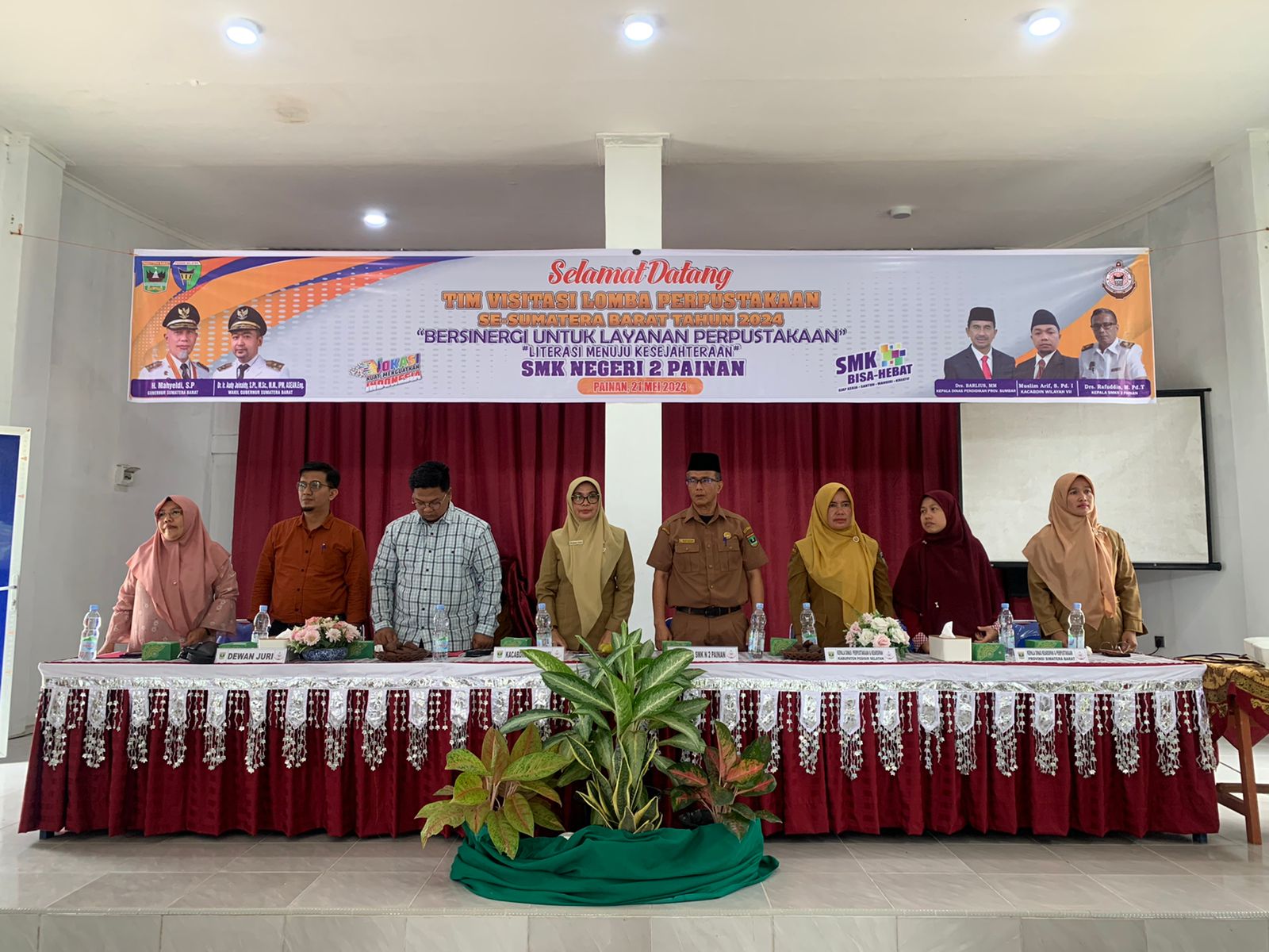 Perpustakaan SMK Negeri 2 Painan jalani Visitasi Lomba Perpustakaan