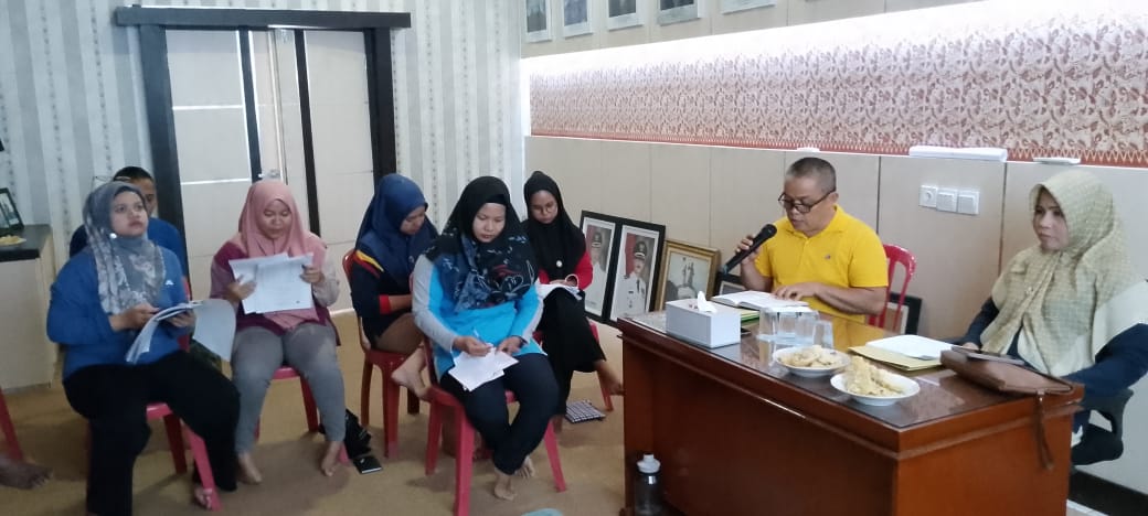Rapat Internal Bidang Kearsipan bersama Tim Pengawasan dan Penilaian Kearsipan Tahun 2024