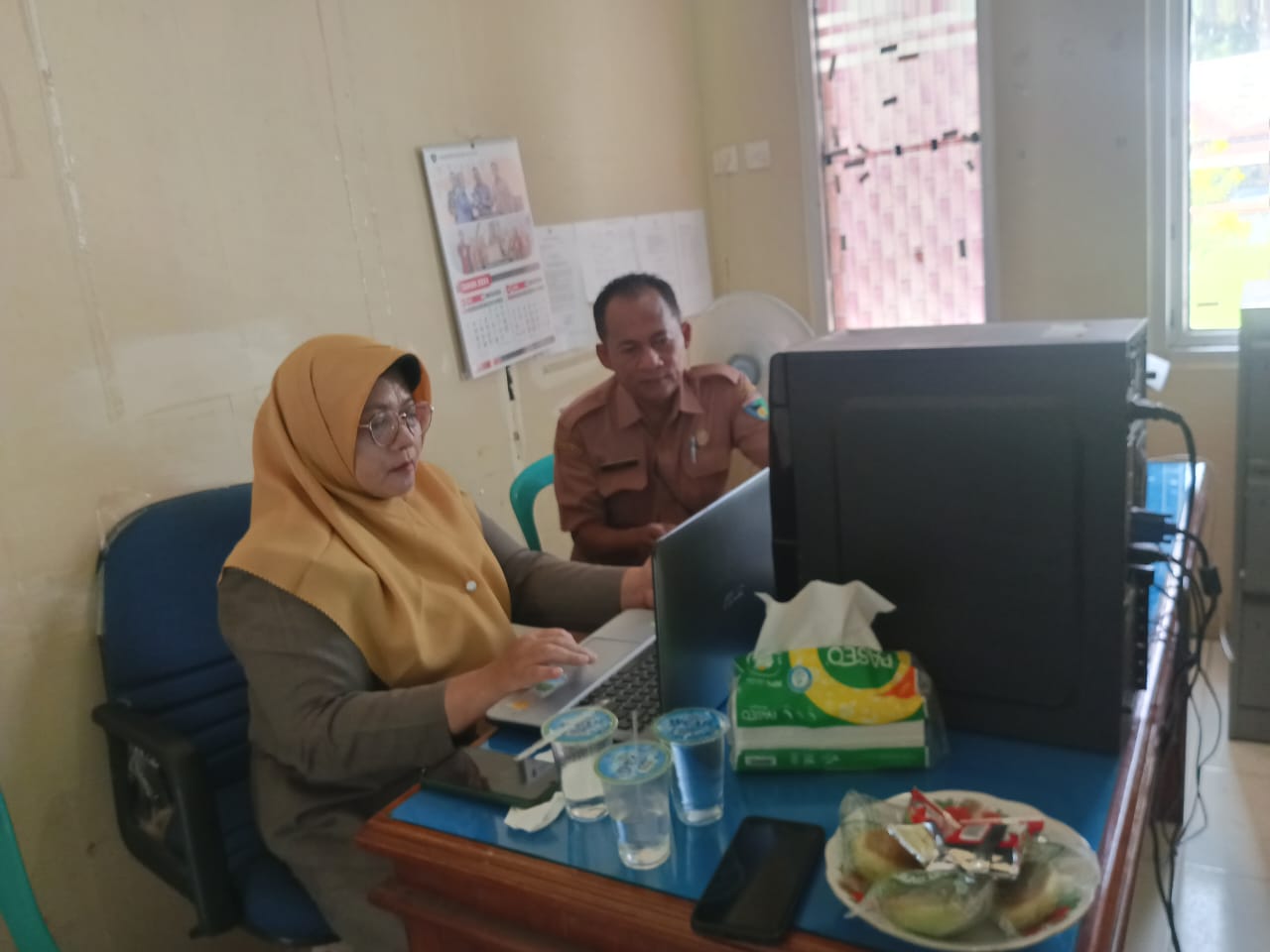 Pengawasan dan Penilaian Kearsipan Tahun 2024 di Kantor Camat Batang Kapas