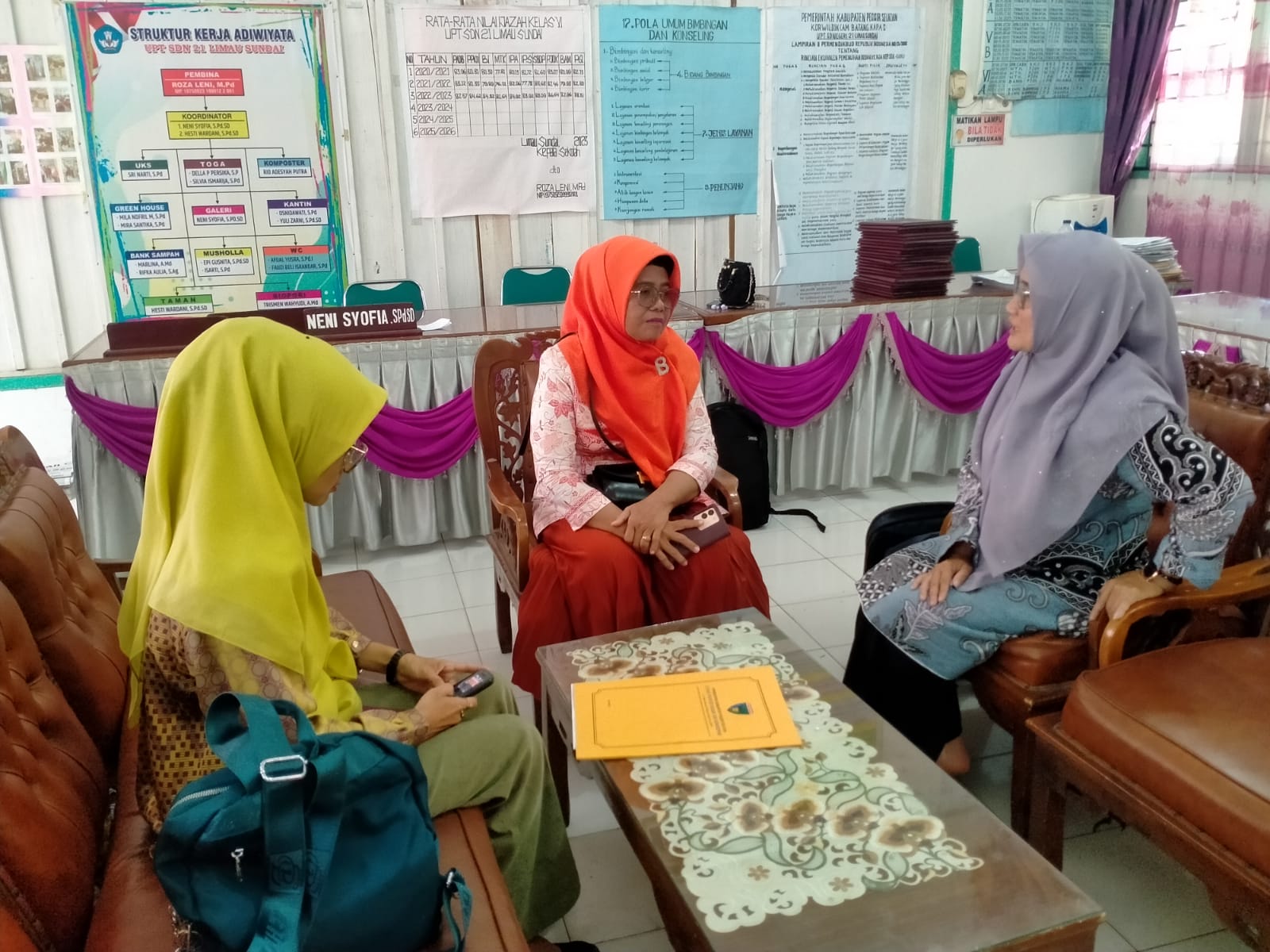 Monitoring dan Evaluasi Layanan Perpustakaan Keliling di UPT SDN 21 Limau Sundai Kec Batang Kapas
