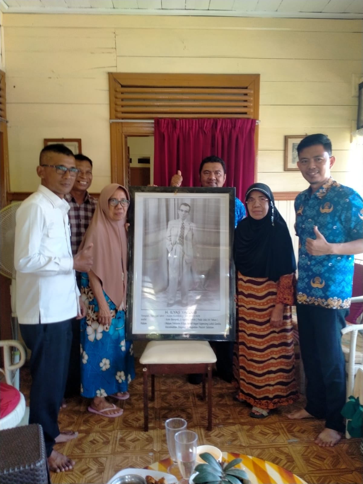Kunjungan ke Kediaman keluarga H. Ilyas Yacub 