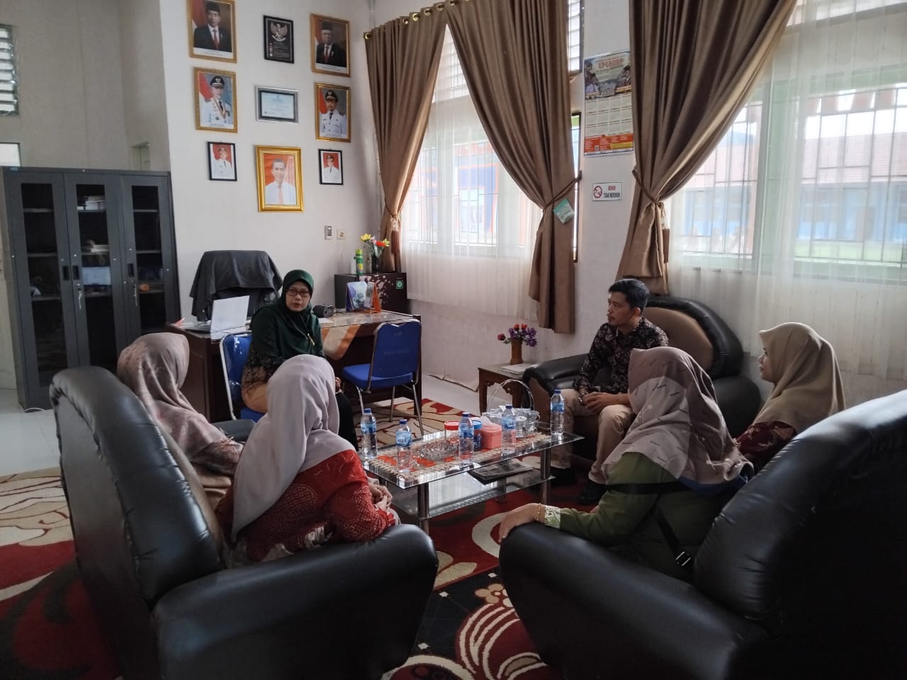 Pembinaan Perpustakaan ke SMKN 1 Koto XI Tarusan