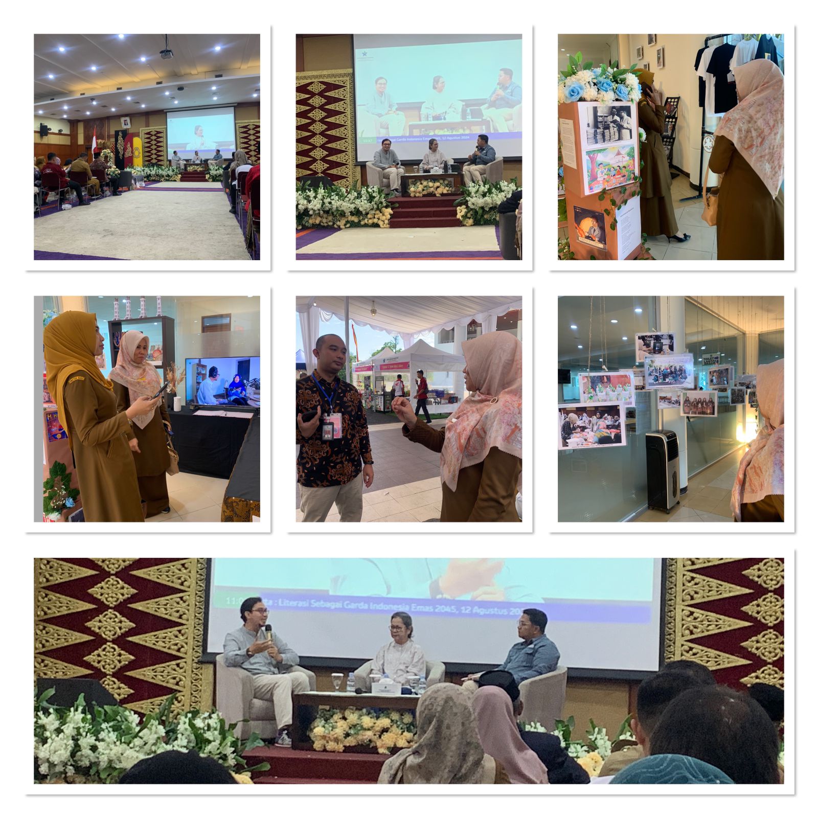 Sekretaris Dispusker menghadiri Talkshow ke-122 Bung Hatta di UPT Proklamator Perpustakaan Bung Hatt