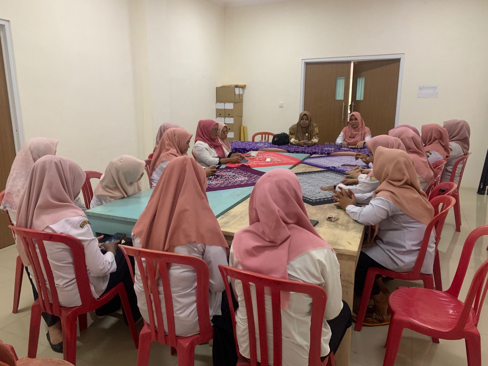 Rapat Pembentukan Dharmawanita Dispusker 2024