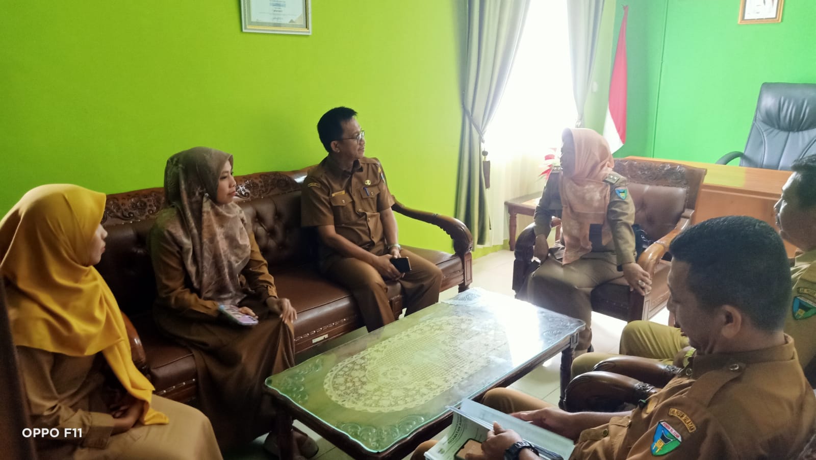 Koordinasi terkait Perpustakaan Nagari calon penerima Bantuan Bahan Bacaan Bermutu tahun 2025