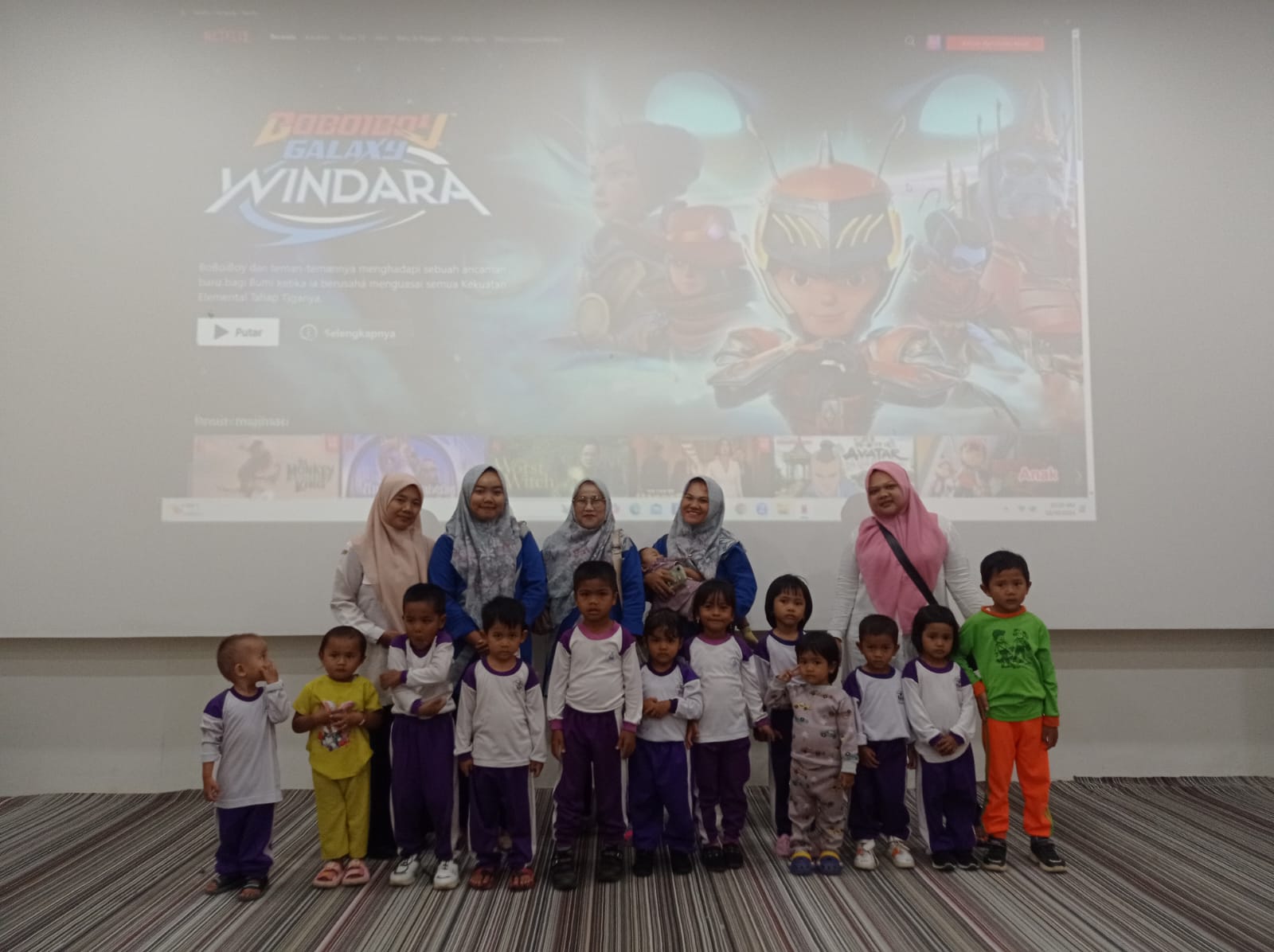 Kunjungan Edukasi Literasi dari Paud Pelita Hati Bunga Pasang