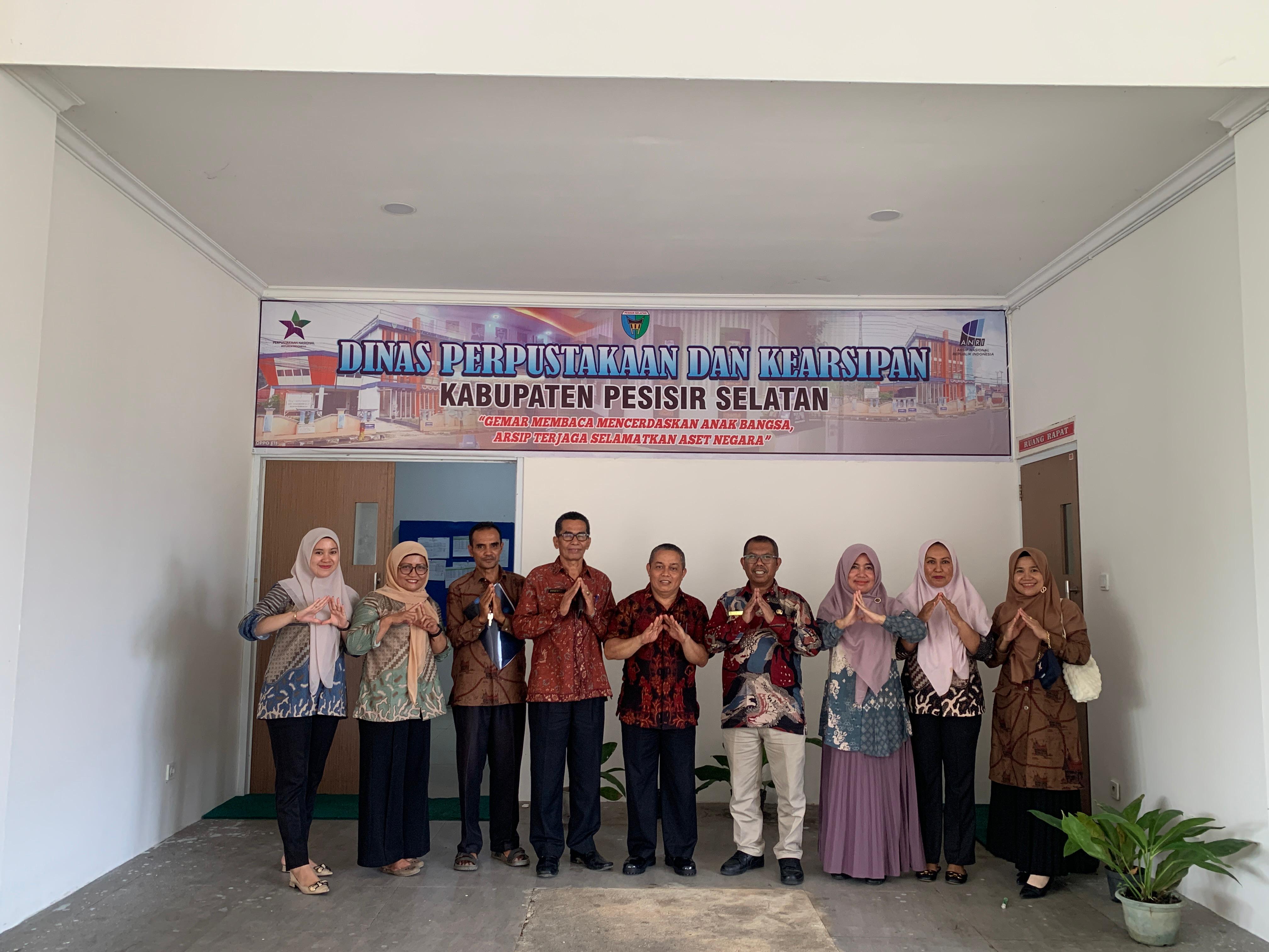 Kunjungan dari Dispusip Kabupaten Solok