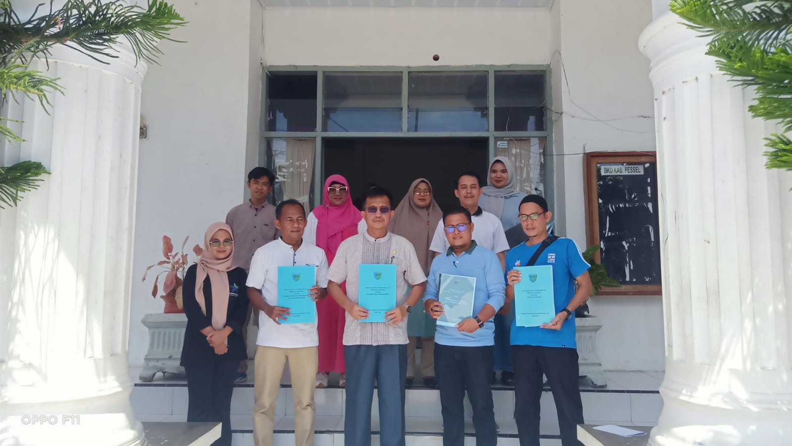 Pembinaan Tata Kelola Kearsipan ke Kantor Camat Koto IX Tarusan